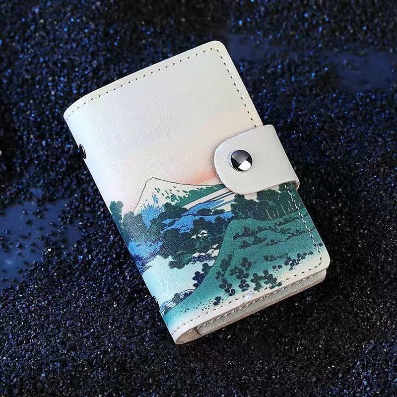 Bolsa de tarjetas para mujeres compacta multi-tarjeta de gran capacidad licencia de conducir licencia de conducir personalidad encantadora bolsa de cambio bolsa al por mayor