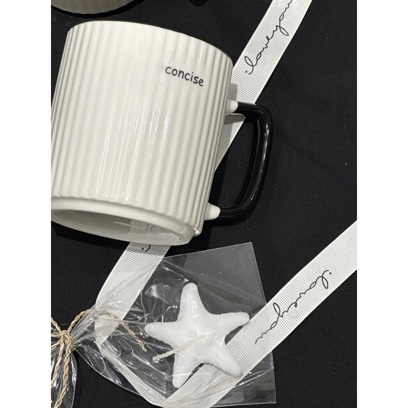 嗅嗅oii 日式高颜值马克杯陶瓷杯子水杯喝水家用办公室咖啡杯茶杯|undefined
