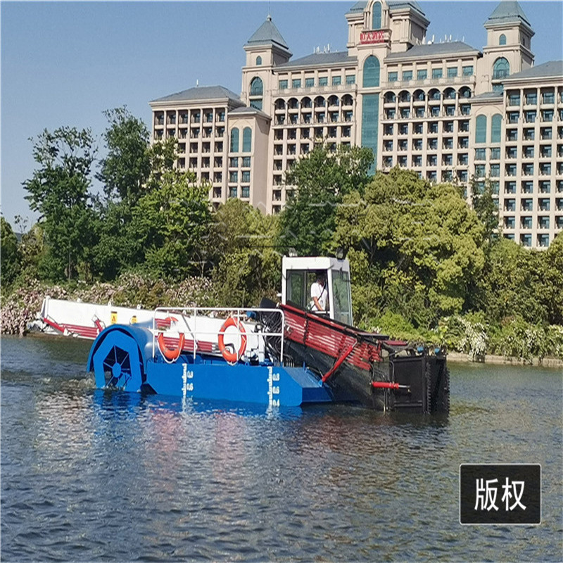 福建水浮莲打捞船 水花生清理打捞机械 水浮莲水草收割设备