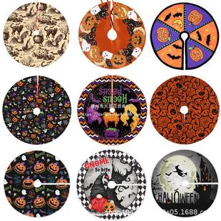 Halloween Tree Dress Cross-border New Product 78cm90cm101cm122cm Linen Short Plush Christmas Tree Decorations