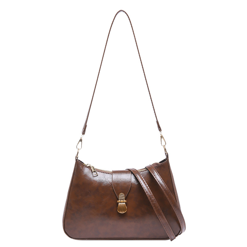 Niche Zhong retro simple bolso de braza de mujer 2025 nueva moda transfronteriza bolso pequeño de moda moda de viaje de moda mochila de hombro image 10