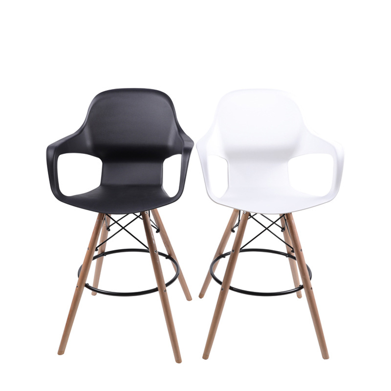 Silla IMS silla de barra moderna silla de respaldo de plástico silla de oficina de café silla casual image 6