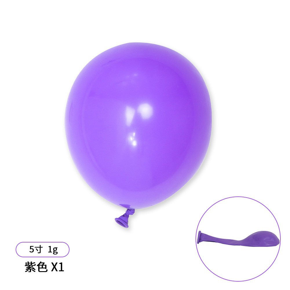 Round Matte 5-inch Light Purple Paquete de 200/1