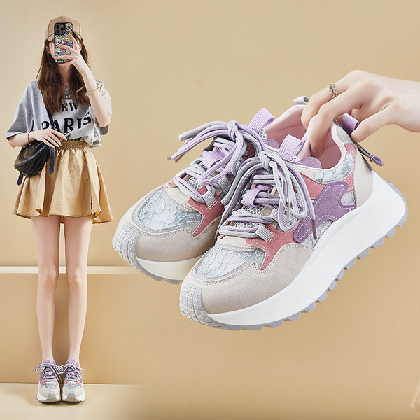 Ins Korean new dad shoes for women 2025 summer student running…