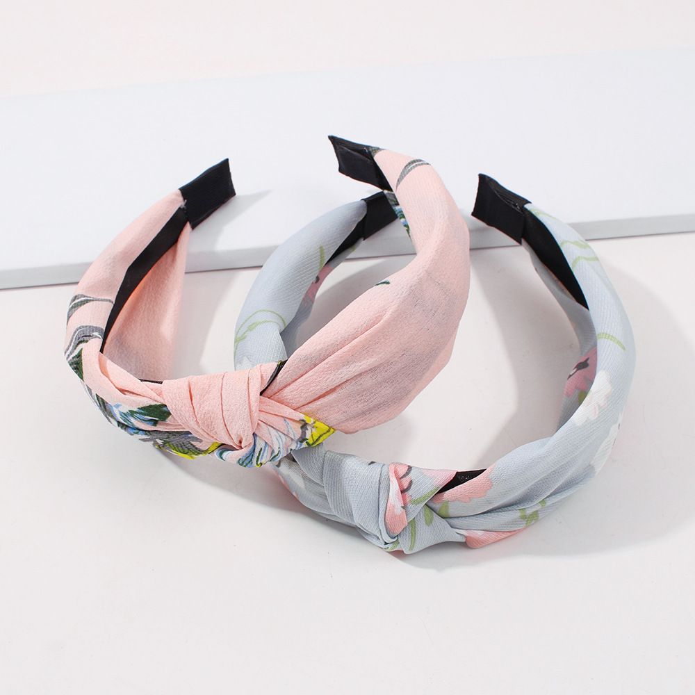 Fashion Retro Wide-brimmed Headband display picture 8