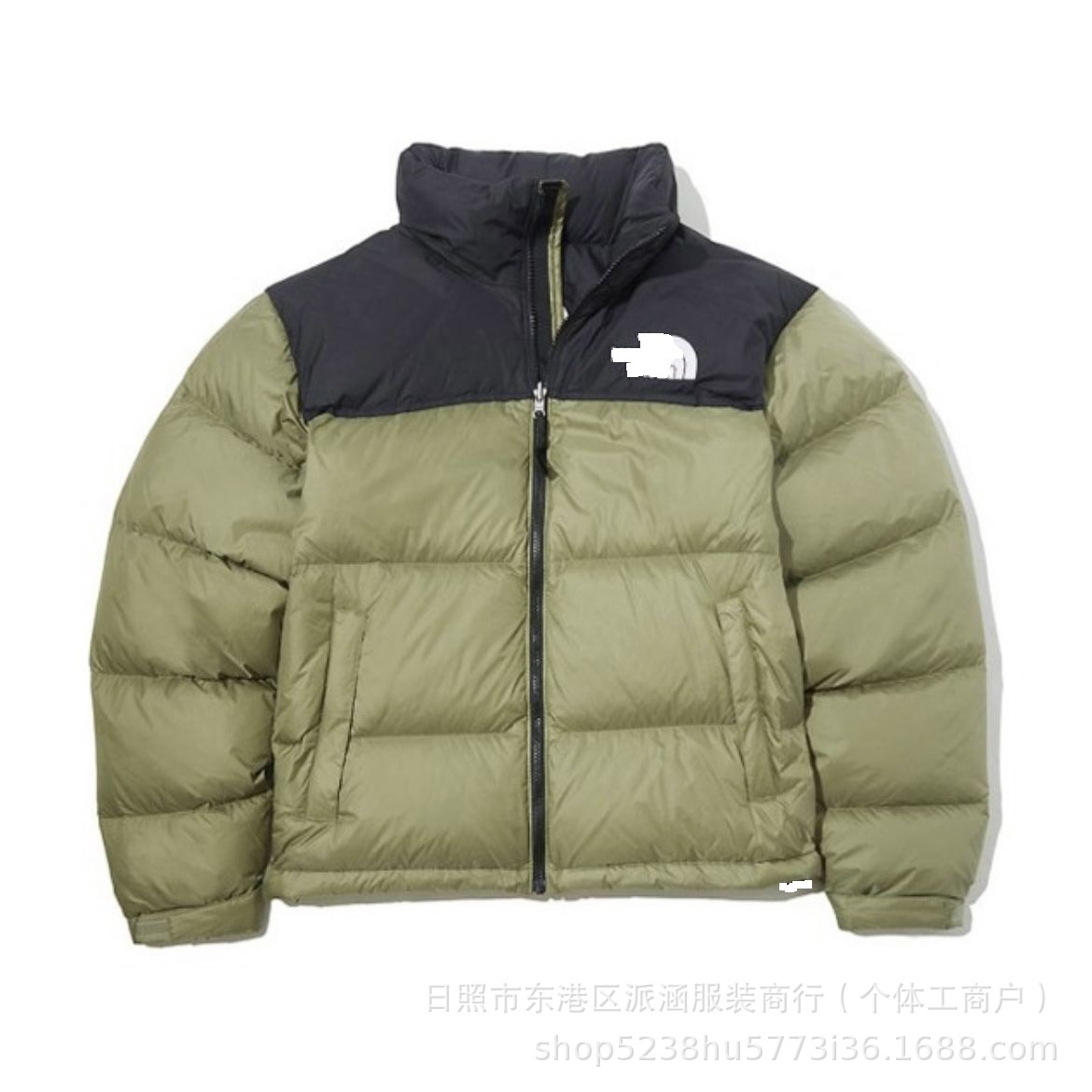 1996 chaqueta de algodón bordada clásica para hombres y mujeres 2024 pareja de invierno de collar vertical ropa de pan a prueba de frío