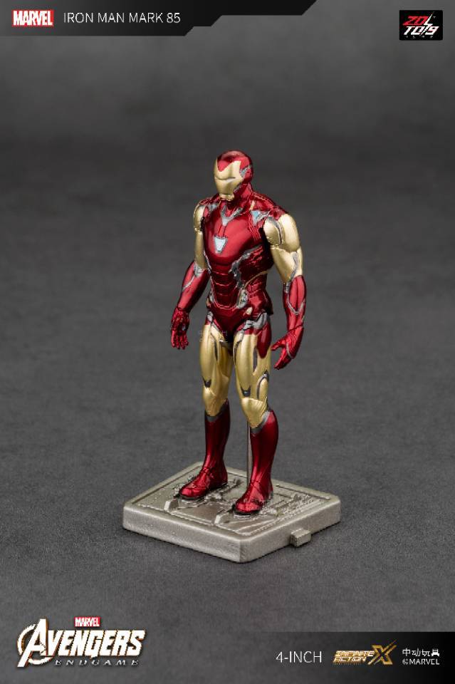 Zhongdong juguete versión ordinaria 4/7/14-pulgadas Marvel genuino de los niños de PVC juguete decoración Avengers modelo