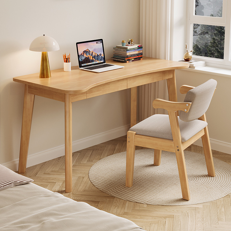 Hyundai Simple C -type solid wood desk simple computer desk desk…