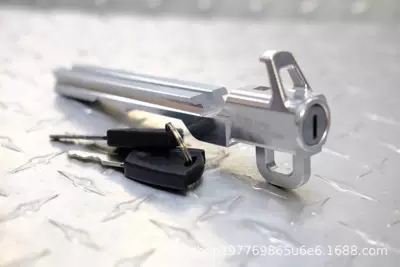 Helmet lock 125 150, modified VRX aluminum - silver