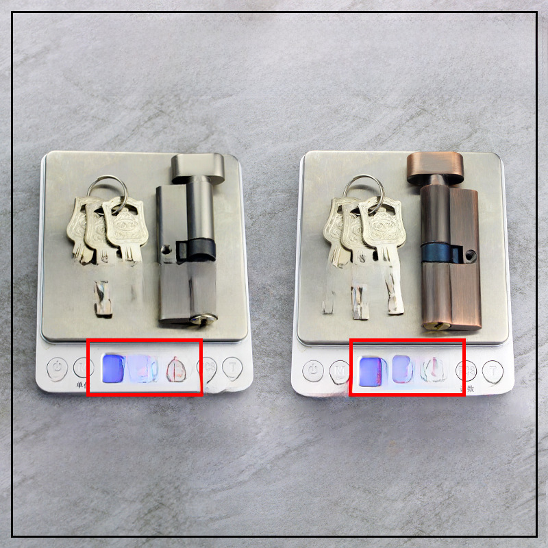 SOURCE Good Goods small 70 zinc alloy lock cylinder copper electric plum blossom button flat button round button indoor door lock cylinder color complete