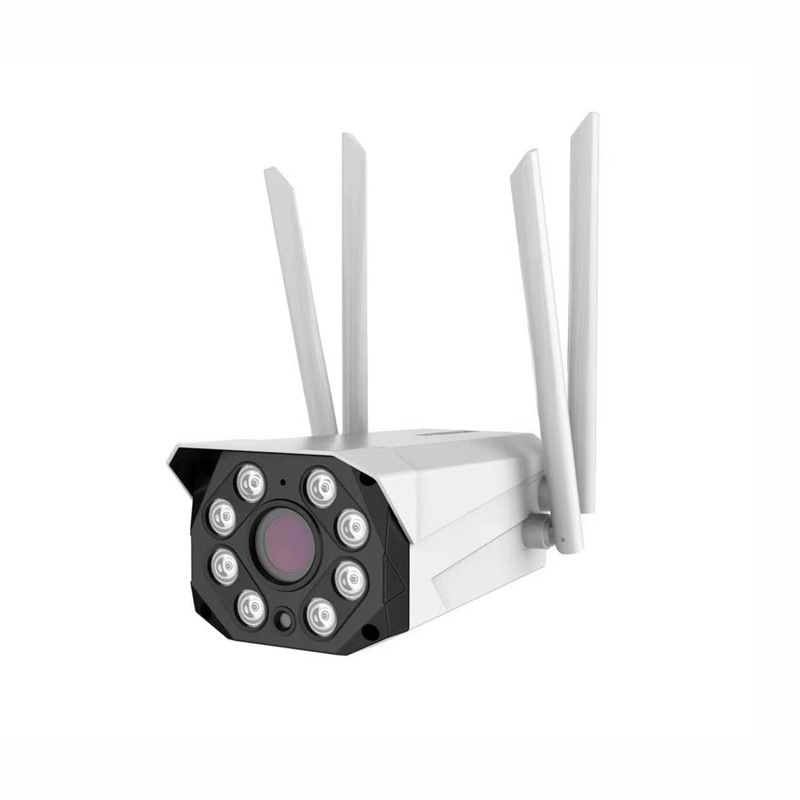 Camhi impermeable al aire libre WiFi Red Remota doble fuente de luz visión nocturna a todo color cámara de vigilancia inalámbrica