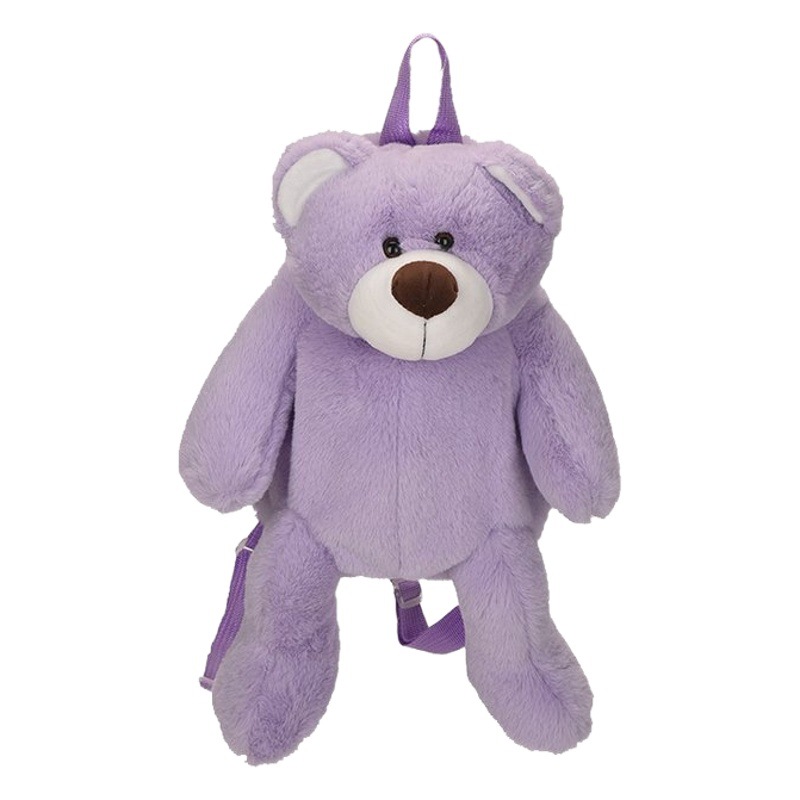 Kindergarten New Schoolbag Children's Animal Dolly Bag Boys and Girls Cartoon Plush Small Shoulder Backpack Students Travel