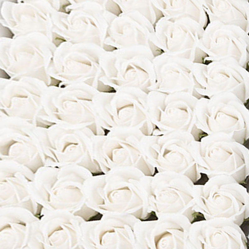 Cabezas de Rosas de Jabón de 3 Capas, Espesadas para el Día de San Valentín y Manualidades DIY