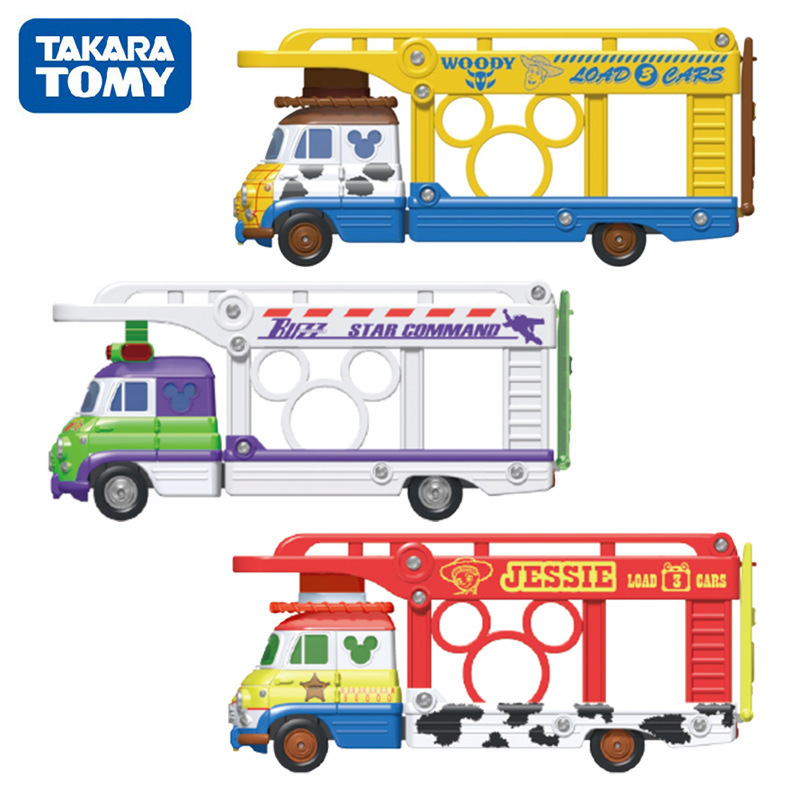 Tomy Tomica Alloy Car Model Partner Transport Vehicle Buzz Lightyear Jessie Woody Toy Story 5