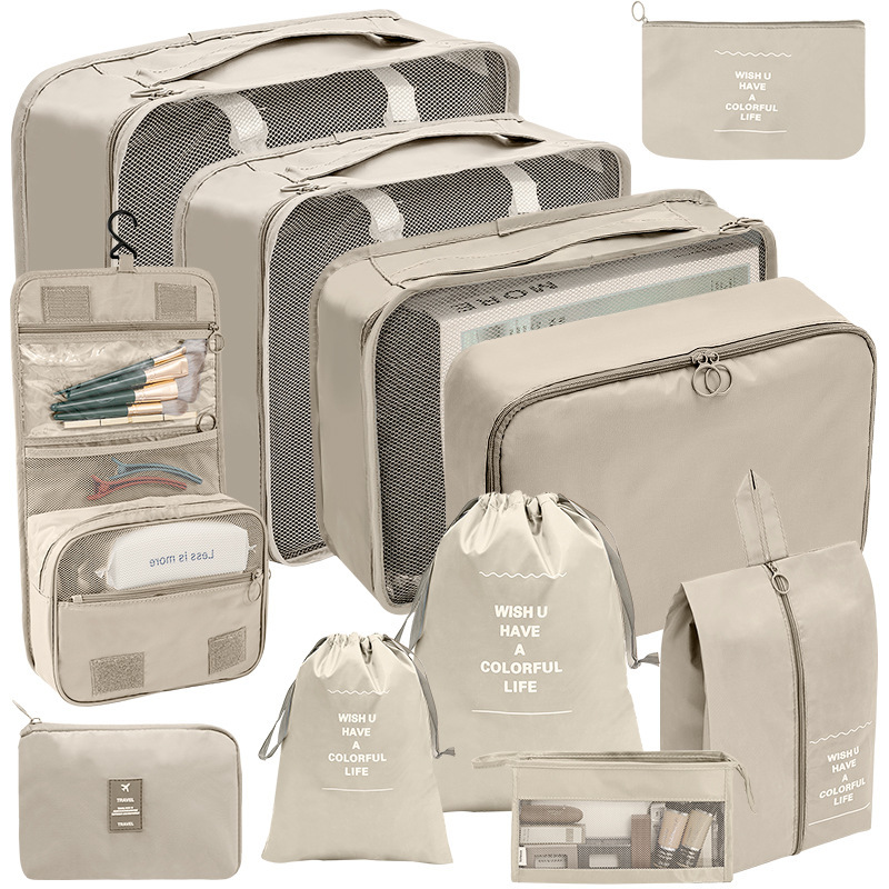 Cross-border Travel Storage Bag Set Digital Toiletry Cosmetics Sub-packaging Storage Bag Clothes Shoes Luggage Travel Bag Cross-border Travel Storage Bag Set Digital Toiletry Cosmetics Sub-packaging Storage Bag Clothes Shoes Luggage Travel Bag