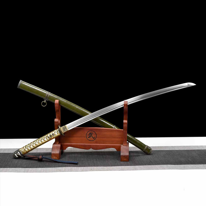Type 98 Military Sword Spring Steel Japanese Sword Samurai Blade Integrated Japanese-Style Command Sword Katana Tai-Dao Unsharpened Type 98 Military Sword Spring Steel Japanese Sword Samurai Blade Integrated Japanese-Style Command Sword Katana Tai-Dao Unsharpened