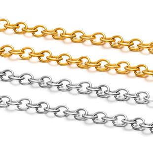 Factory wholesale iron chain diy various sizes ultra-fine O-chain cross chain clavicle chain bag chain tassel chain Handmade