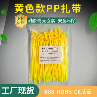 Pp Cable Ties Are Acid and Alkali Resistant and High Temperature Resistant in the Chemical Industry. Pp Self-Locking Cable Ties, Wire Harnesses, Rope Bundling Cables