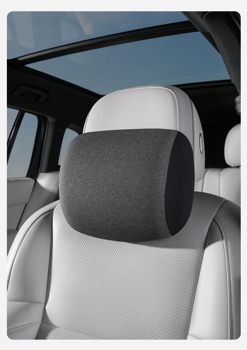 Factory-customized car massage headrest and lumbar support, electric neck pillow, electric memory foam headrest, car backrest cushion and lumbar support