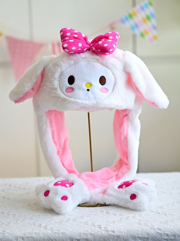 Sombrero con orejas móviles coolomi Yugui melodía de perro Internet celebridad airbag gatito emisor de luz gato conejo sombrero de oreja