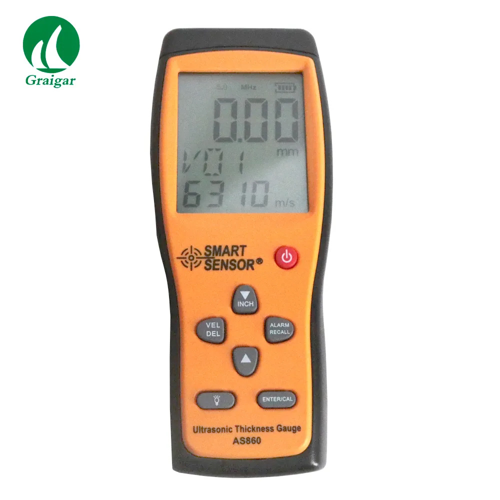 AS860数字超声波测厚仪5 mhz频率宽度测量仪