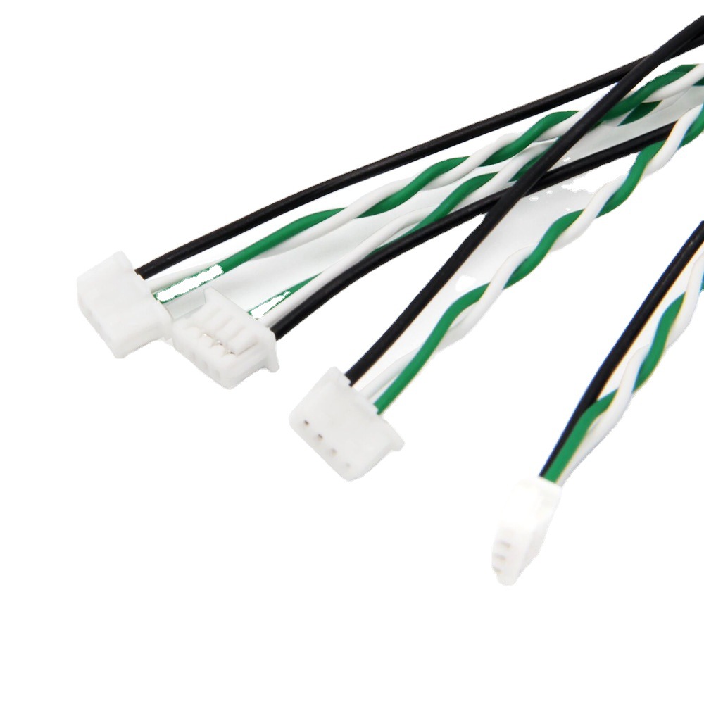线材4PIN 连接器 绝缘电缆电线厂家直销电子线批发双绞麻花端子线