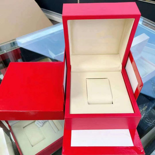 High-End Flip Watch Box Pu Leather Watch Jewelry Box Packaging Jewelry Storage Display Box Factory Direct Supply Wholesale