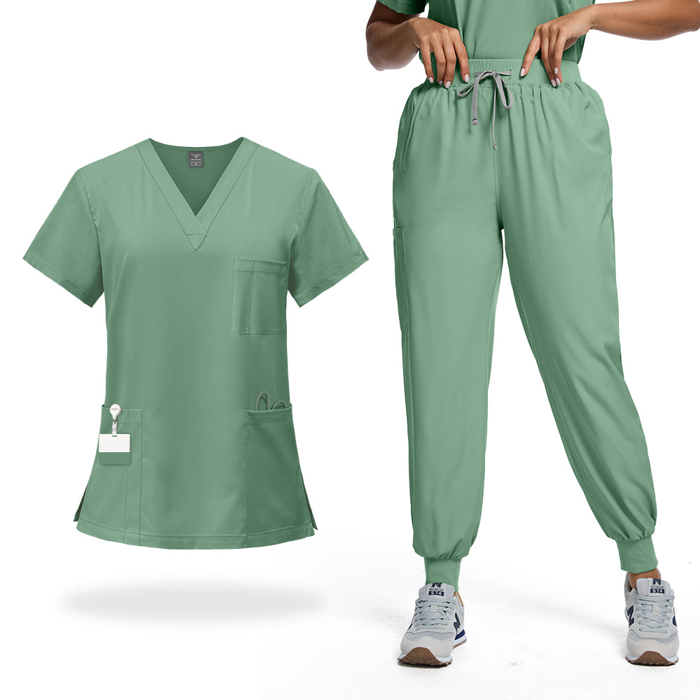 Elastic quick dry nurse uniform for men and women