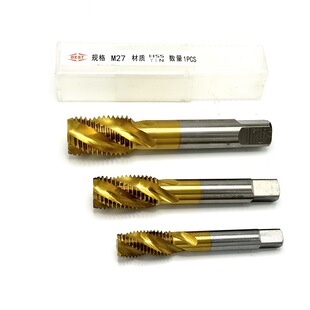 Best Titanium-Plated Spiral Groove Machine Tap M14 16 18 M20 M22 M24 M27 M3