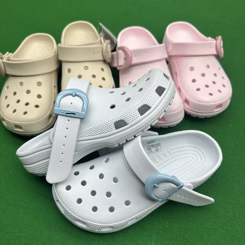 2026 Summer New Style Star Adjustable Shoelaces Girls' Fresh Perforated Sandals Wholesale