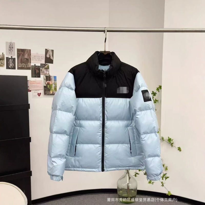 Cross-border Putian Beijia large plaid down jacket for men and women, stylish and versatile for commuting in winter, a popular foreign trade item