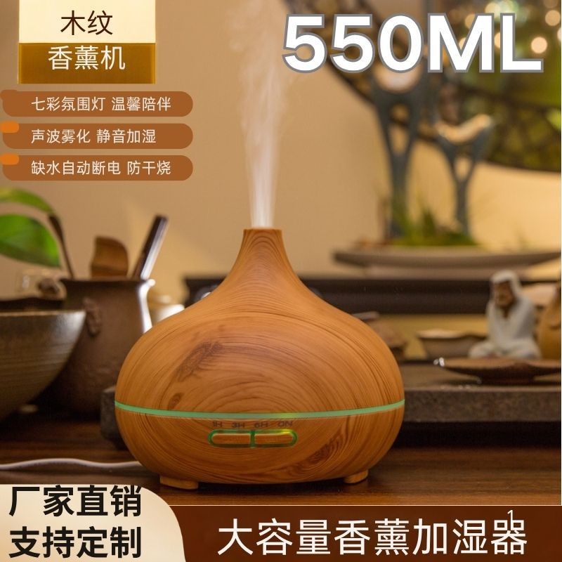 Silent Household Large-Capacity Fragrance Diffuser Humidifier for Bedroom, Office, Indoor Desktop Aroma Diffuser, Essential Oil Diffuser