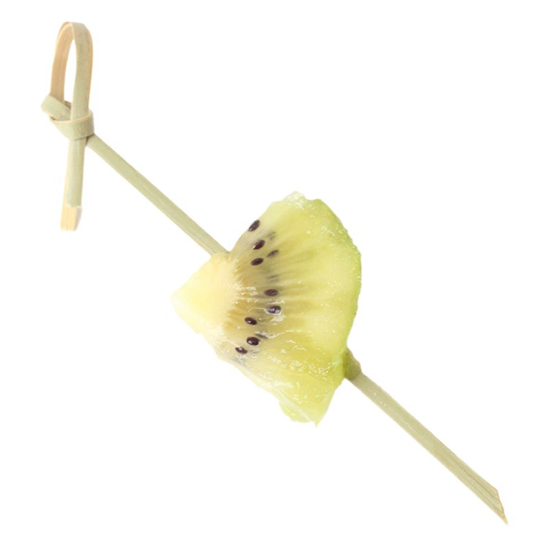 Зеленая кожа Цветочная нить 100 шт./Пакет оптовая продажа с фабрики одноразовые красные черные фрукты вилка сахарная Тыква знак узел знак