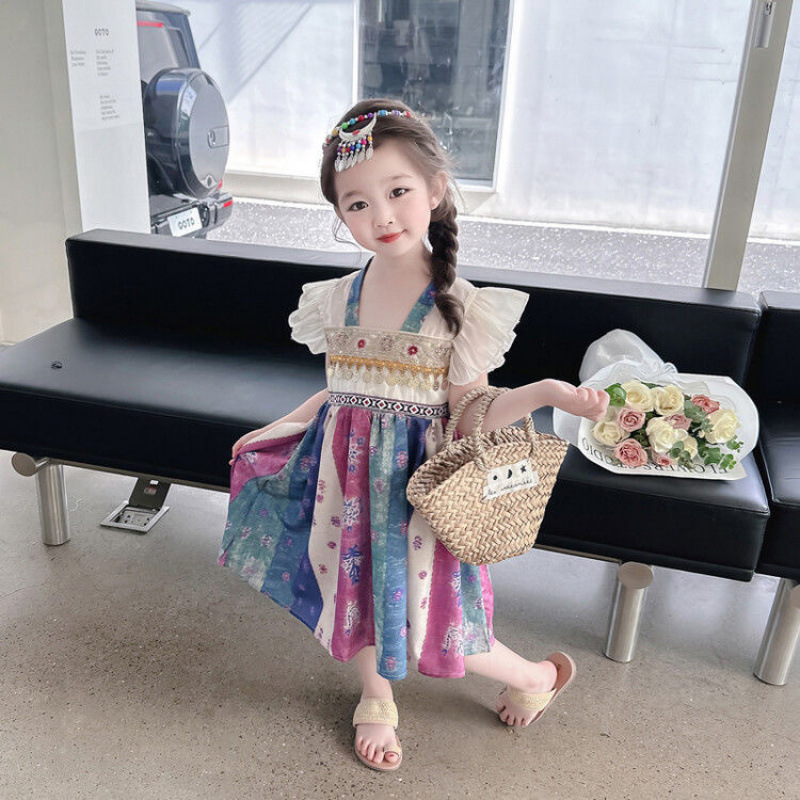 파란색+머리장식