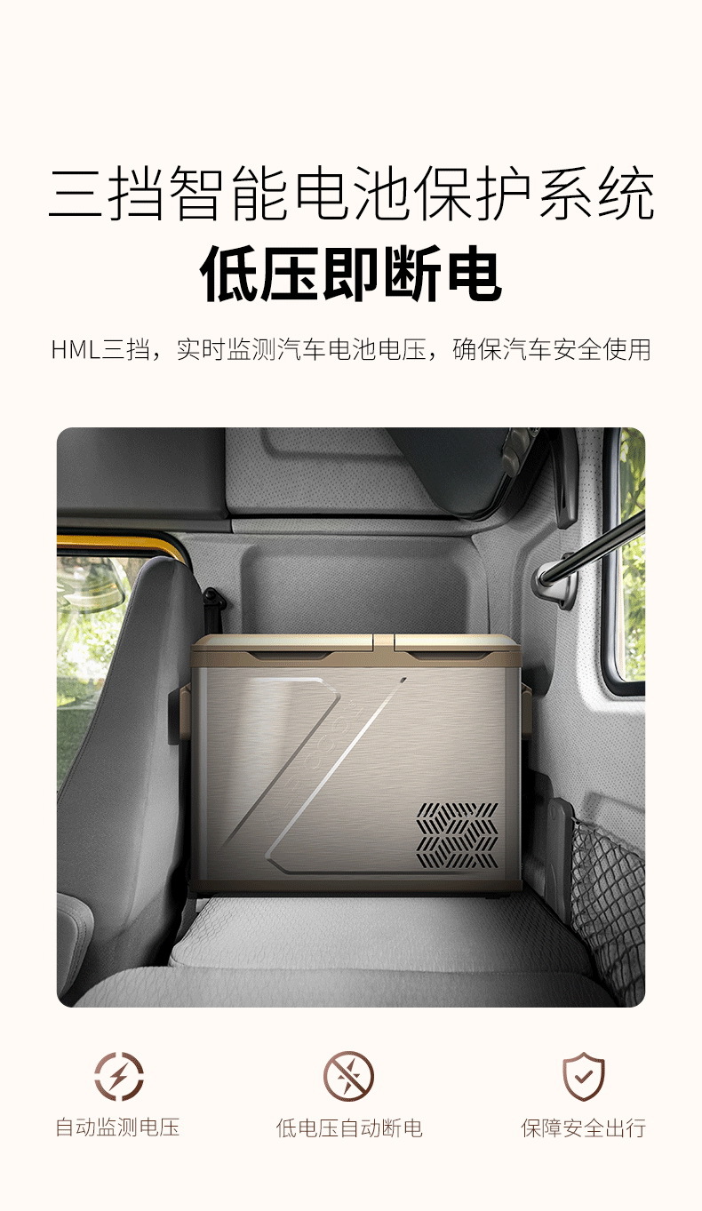 Ice Tiger Compressor Car Refrigerator Car Home Dual-use Refrigeration 12v24v Portable QLD35 Dormitory Small Refrigerator