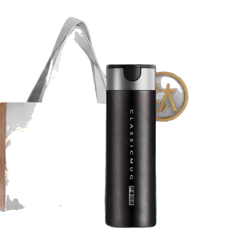 純チタン一ボタン開蓋保温カップ2025新型チタンカップ茶水分離泡茶カップ高級プレゼントボックス|undefined