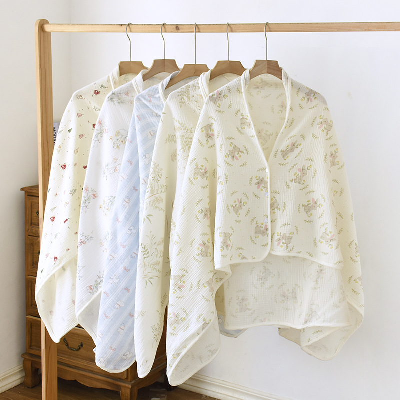Multiple Styles of Class a Pure Cotton Postpartum Shawls for Breastfeeding, Suitable for All Seasons, Spring, Autumn, and Winter Maternity Shoulder Protection Multiple Styles of Class a Pure Cotton Postpartum Shawls for Breastfeeding, Suitable for All Seasons, Spring, Autumn, and Winter Maternity Shoulder Protection