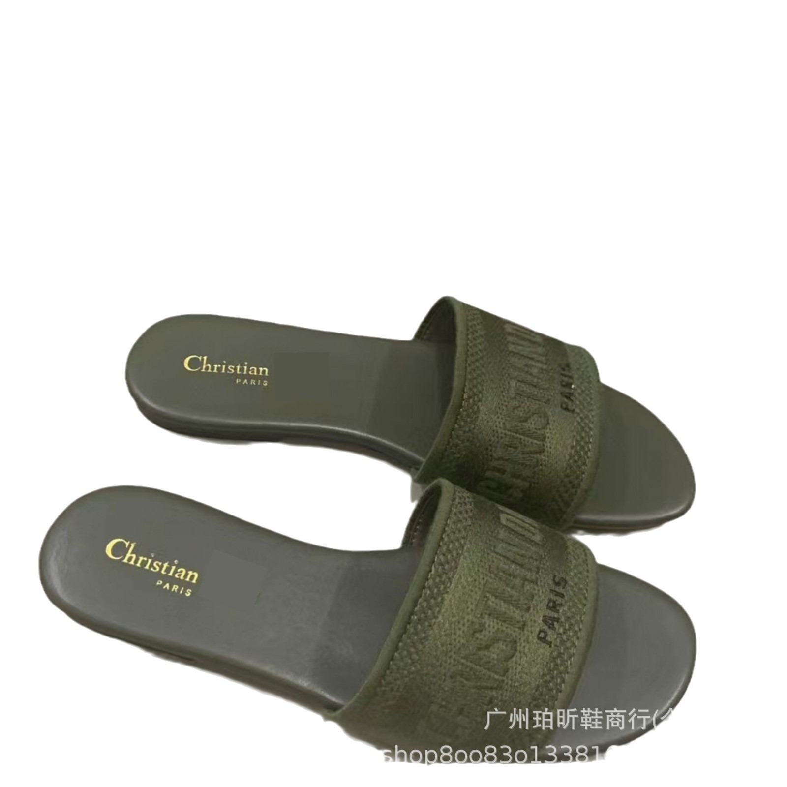 Zapatillas clásicas de alta versión D casa bordadas en una línea Zapatillas de piel de oveja para mujer