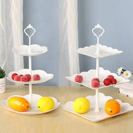 水果架糖果架自助餐甜点2餐盘层托盘展示塔糖果套纸杯蛋糕架饼干3