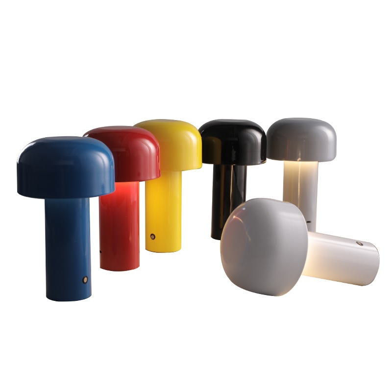 意大利蘑菇灯便携无线充电式台灯USB灯桌面装饰卧室小夜灯母婴灯