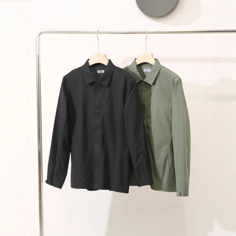 Autumn New Men's Business Casual Shirt Fully Glued Laser Cutting Stereo Cutting Urban Commuting Breathable Shirt Autumn New Men's Business Casual Shirt Fully Glued Laser Cutting Stereo Cutting Urban Commuting Breathable Shirt