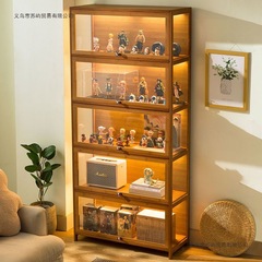 手办展示柜乐高亚克力透明仿玻璃化妆品货架烟柜陈列柜摆烟架积木