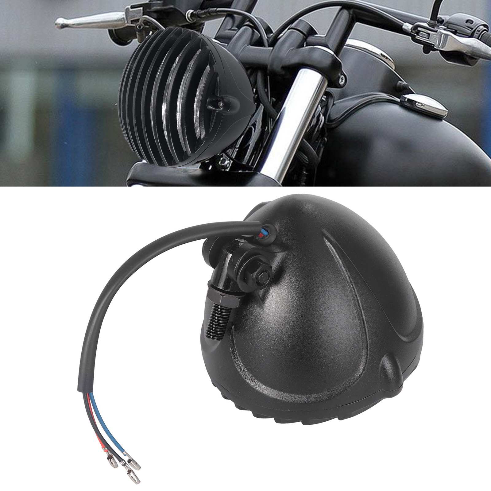 Harley Modified Front Headlight Motorcycle Headlamp Universal Headlight