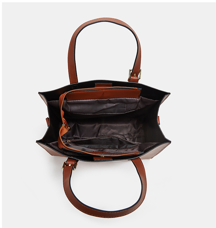 2024 Neue Damenmode Krokodilmuster Mutter und Kind Dreiteiliges Set Einzelne Umhängetasche Umhängetasche_voghion.com