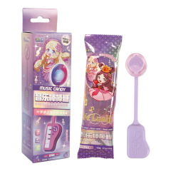 美佳園葉羅麗音楽アメ (いちご水蜜桃ブドウ) 12g * 1本