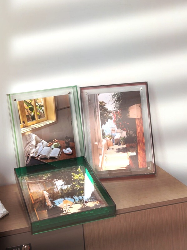 DIY acrylic photo frames, classic and creative, with a Chinese-style design, and transparent frames suitable for office and home decoration