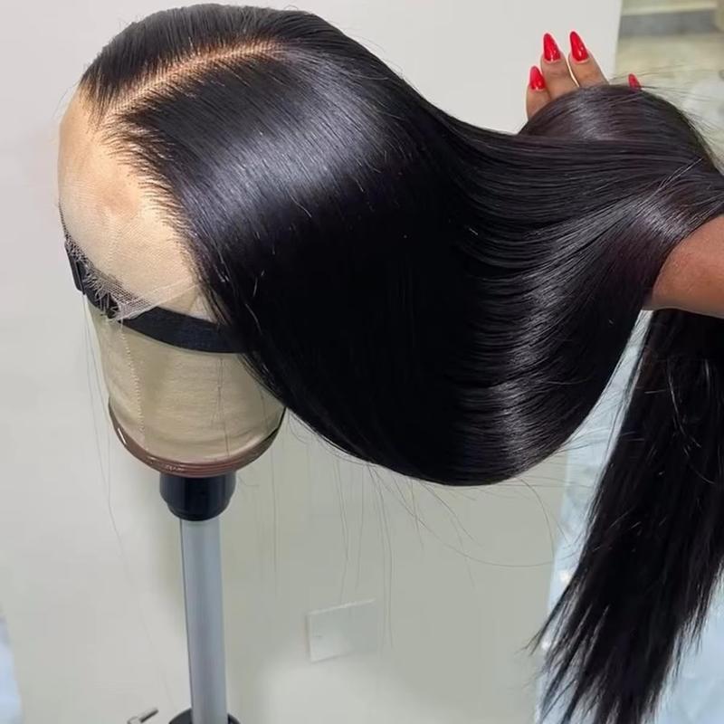 Z 6454 Cross-Border Export Temu New Lace Frontal Human Hair Wig Brazilian Glueless Human Hair