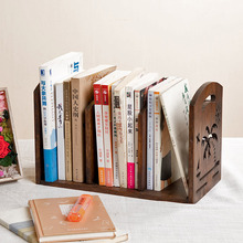 7K实木简易桌上儿童小书架置物架创意学生迷你小型办公桌面收纳架
