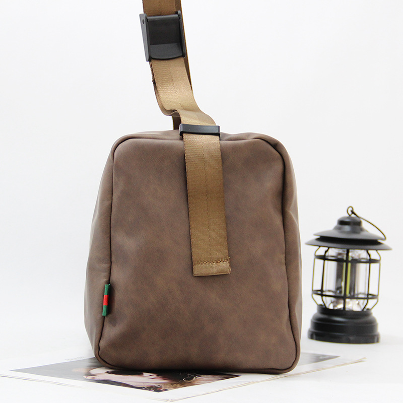 Mejorada reforzada cremallera impermeable marca de moda engrosada bolso de hombro de cuero suave bolsa de fitness bolsa de mensajero de moda de gran capacidad