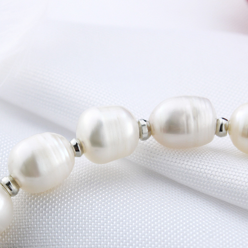 跨境小众时尚复古高级感简约珍珠手链网红直播手饰淡水珍珠手链
